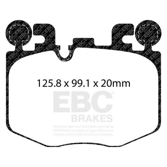Ebc DP32522C EBC Redstuff Brake Pad Sets