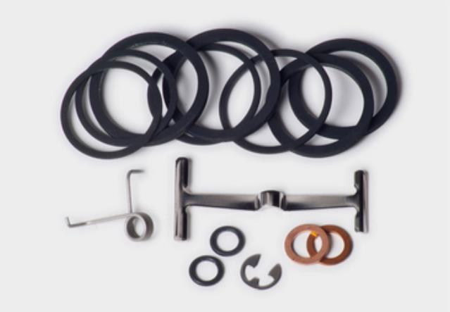 Hawg Halters Inc HHI-501-002 Caliper Rebuild Kit - 4 Piston Differential Bore