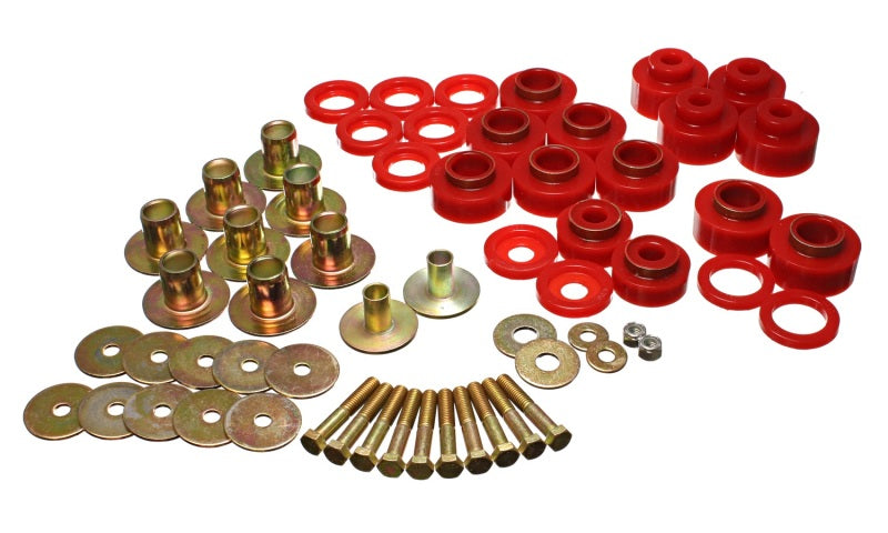 Load image into Gallery viewer, Energy Suspension 3.4170R ES Body Mounts - Red
