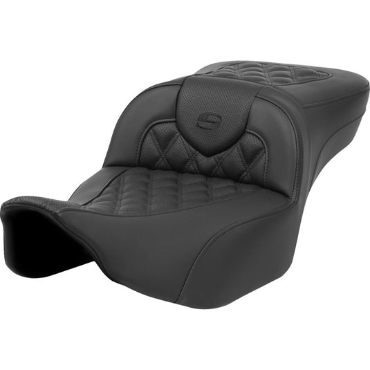 Saddlemen 823-07-184 Extended Reach Roadsofa LS Seat without Drivers Backrest - Black Stitching