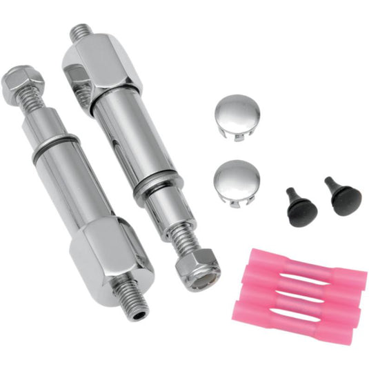 Drag Specialties 2020-0412 Chrome Rear Turn Signal Relocation Kit