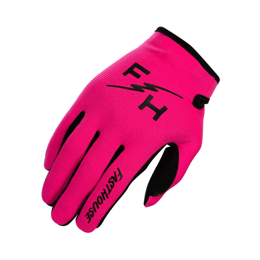 Fasthouse Carbon Eternal Girls Gloves (Small, Electric Pink)