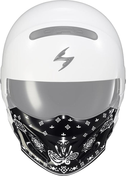 Scorpion Face Mask for Covert Helmets - Bandana Gloss Black