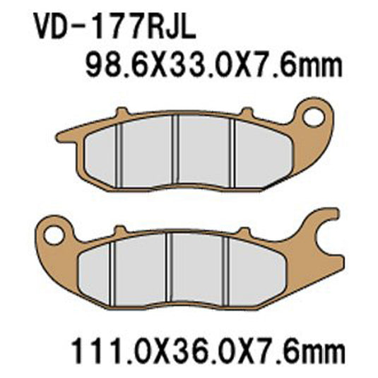 Vesrah VD-177RJL RJL Brake Pads