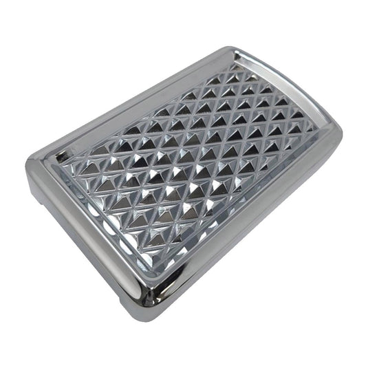 Covingtons C3044-C Brake Pedal Pad - Diamondback - Chrome