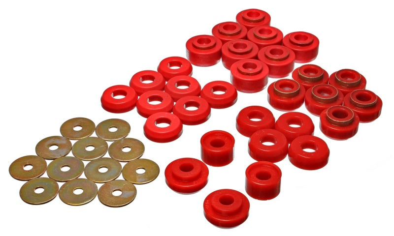 Load image into Gallery viewer, Energy Suspension 3.4136R ES Body Mounts - Red
