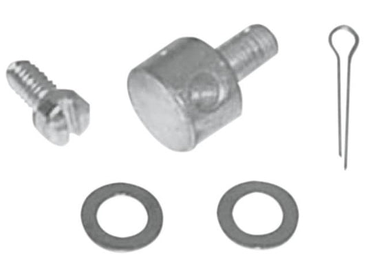 Colony 2658-5 Carburetor Throttle Lever Wire Block for Linkert and Bendix Carburetors - Cadmium