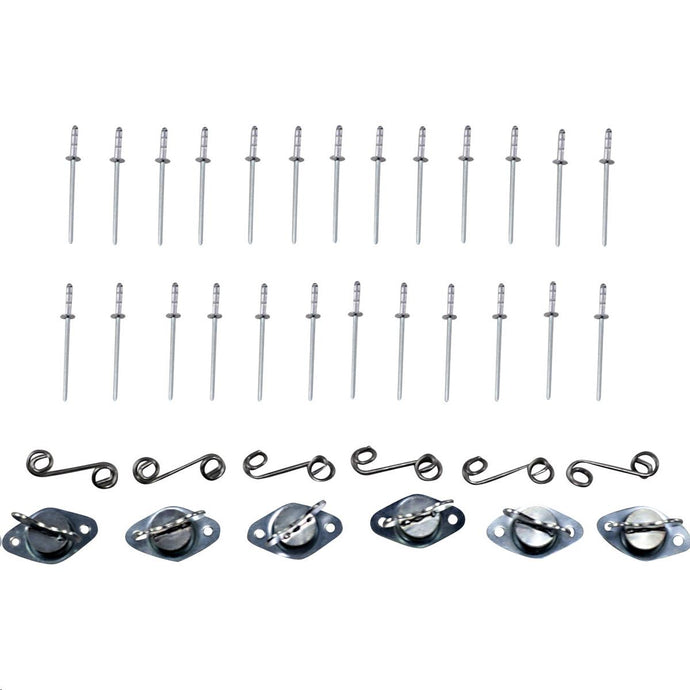 Cycle Performance CPP/9027 Quick-Fasin Kit - Winged Fastener Self-Ejecting with Springs