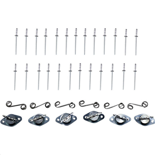 Cycle Performance CPP/9027 Quick-Fasin Kit - Winged Fastener Self-Ejecting with Springs