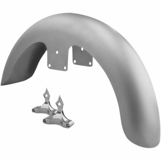 Rc Components FNDRKT14-23RC Front Fender Kit for 23in. Wheel - Chrome Adapters