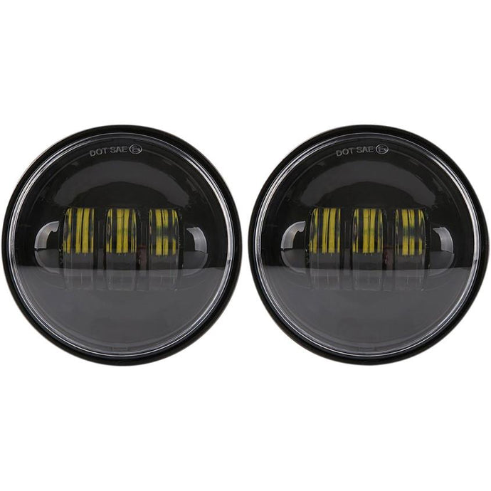 Rivco Products LED-135B 4.5in. LED Passing Lamps - Black