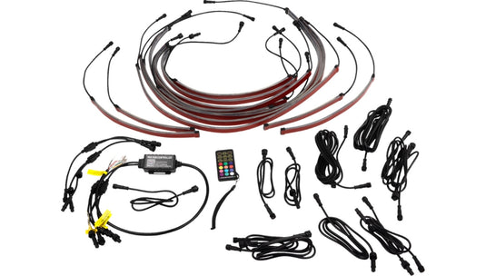 Moose Offroad 75-100-MSE 12-Piece LED Underglow Kit