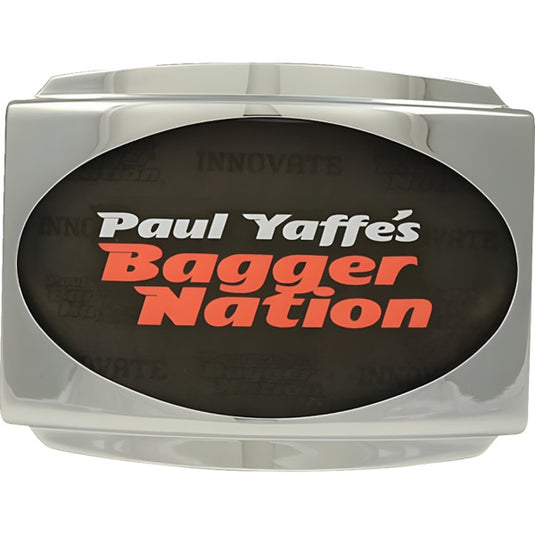 Paul Yaffe Originals PYO:USLP3-C-23L CVO Universal Stealth III License Plate Frame - Chrome