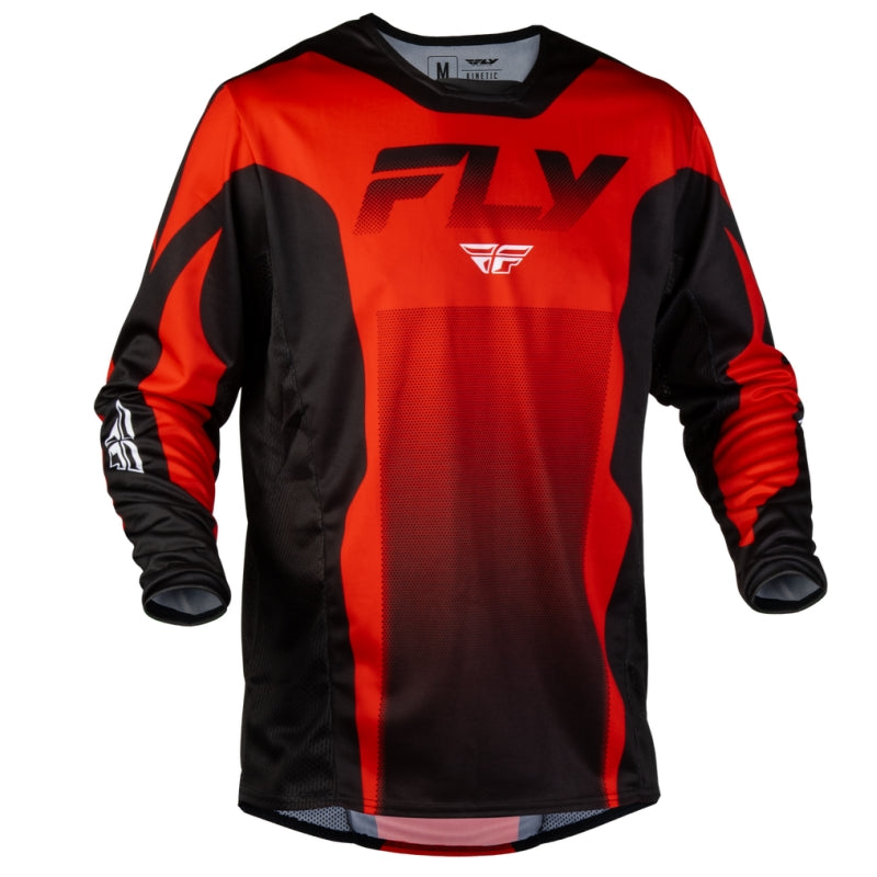Load image into Gallery viewer, Fly Racing Kinetic Fade Jersey (Large, Black/Red/White)
