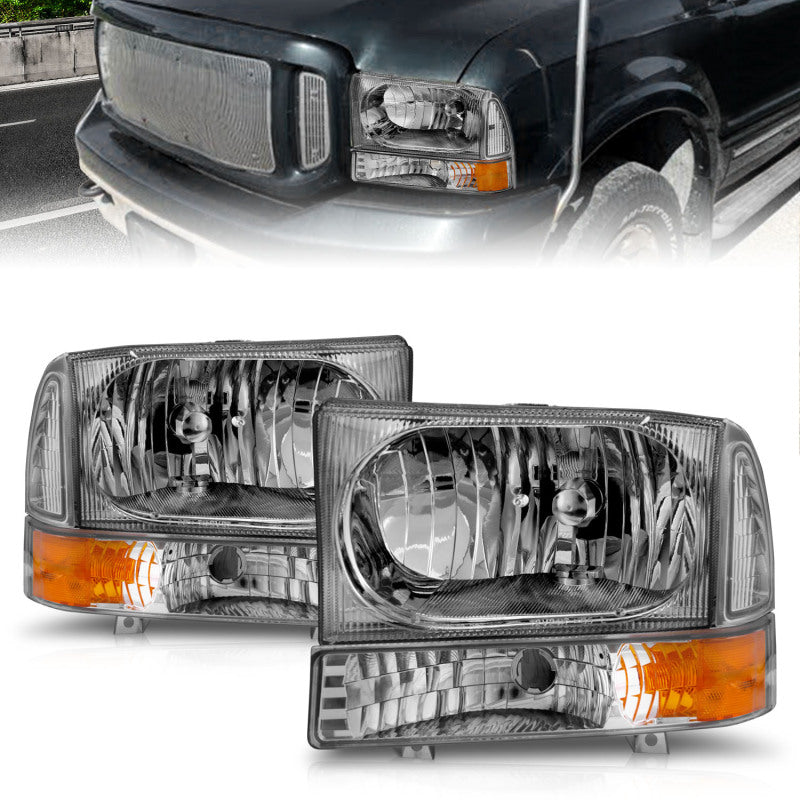 Load image into Gallery viewer, Anzo 111081 ANZ Crystal Headlights
