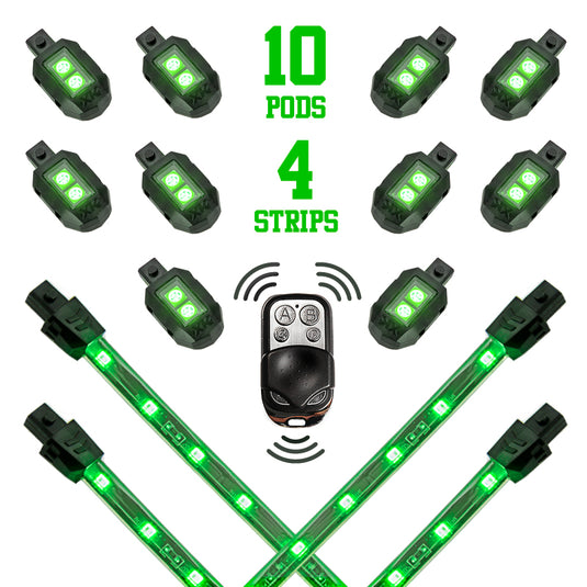 Xkglow XK034002-G XKG Moto Light Kits