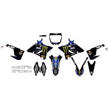 Dcor 20-50-231 2021 Star Racing Yamaha Complete Graphics Kit - White