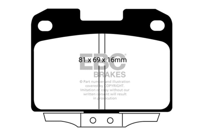 Ebc DP21098 EBC Greenstuff Brake Pad Sets