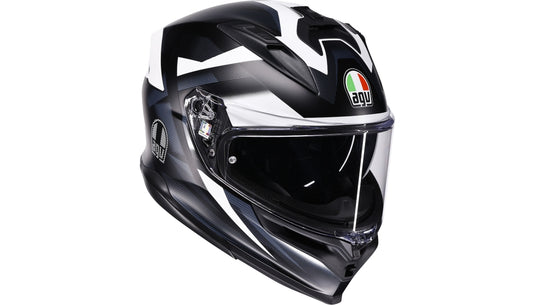 Agv K7 Glimpse Helmet (XX-Large, Matte Black/White)
