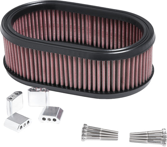Kens Factory NXT-HIM Hi Flow Air Filter Kit - Chrome