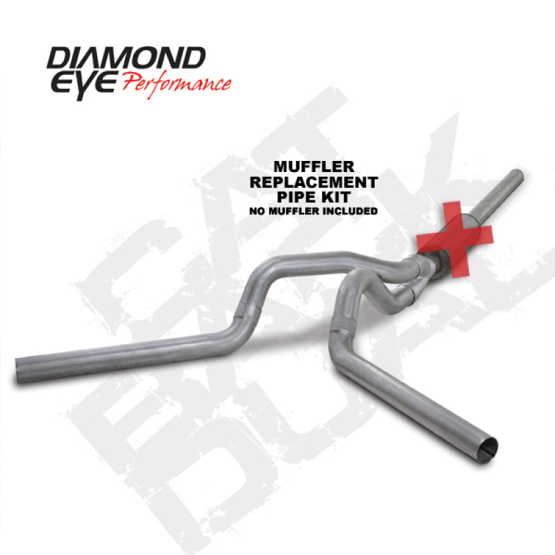 Load image into Gallery viewer, Diamond Eye Performance K4236A-RP DEP Catback Exhaust Kit AL
