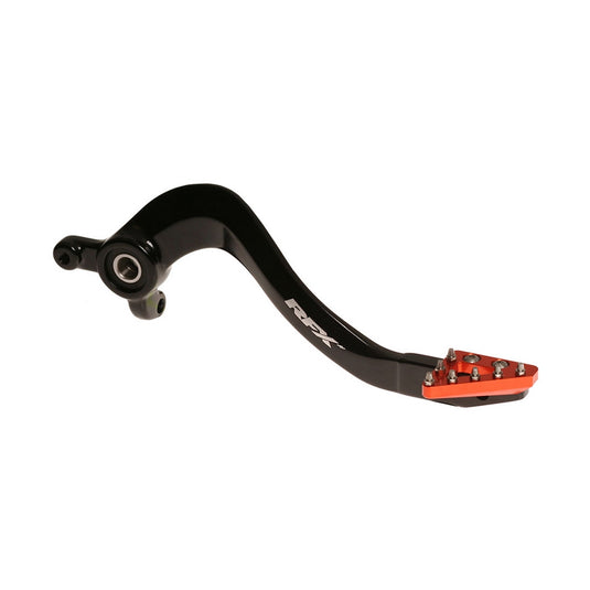 Rfx FXRB 50701 99OR Pro Series Rear Brake Pedal with Solid Tip - Orange