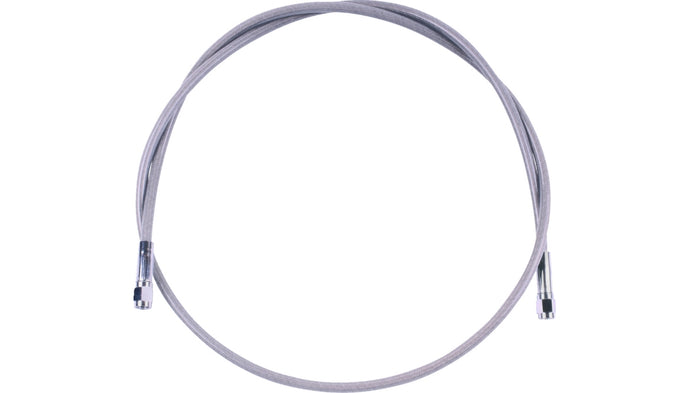Magnum SSC0500-46 Universal XR Stainless DOT Brake Line - Clear-Coated with Chrome Fitting - 46in.