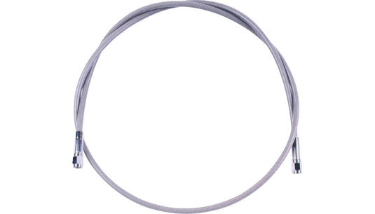 Magnum SSC0500-46 Universal XR Stainless DOT Brake Line - Clear-Coated with Chrome Fitting - 46in.