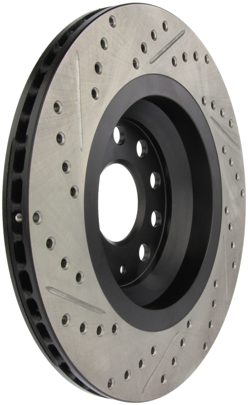 Load image into Gallery viewer, Stoptech 127.33113L ST Slot &amp; Drill Brake Rotors

