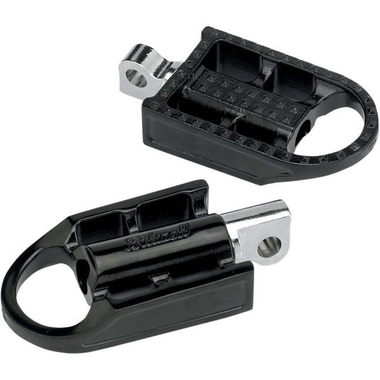 Biltwell Inc. 7002-201-01 Mushman Footpegs - Black Electroplate