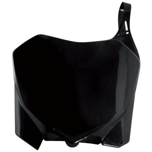 Acerbis 2421120001 Front Number Plate - Black