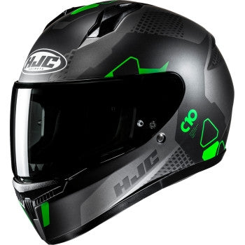 Hjc C10 Aspa Helmet (Small, Semi-Flat Green (MC-4SF))