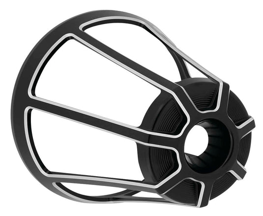 Arlen Ness 81-104 Monster Sucker Air Cleaner Cover - Beveled - Black