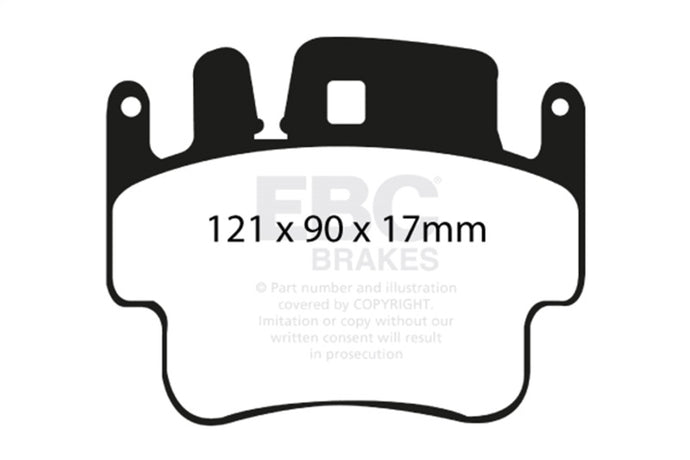 Ebc DP41514R EBC Yellowstuff Brake Pad Sets
