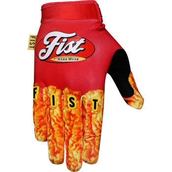 Fist Handwear Strapped Chicken Fingers Gloves (Large, Red)