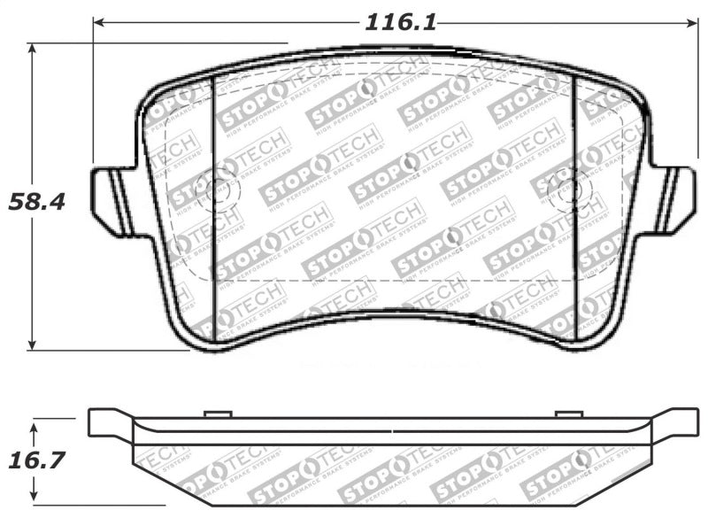 Load image into Gallery viewer, Stoptech 309.13860 ST Sport Brake Pads
