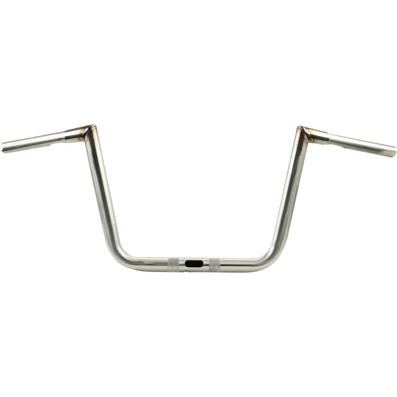 LA Choppers LA-7312-61SS 1 1/4in. Hefty Twin Peaks Handlebar - 10in. - Stainless Steel
