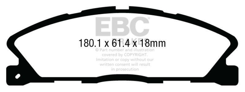 Load image into Gallery viewer, Ebc DP43019R EBC Yellowstuff Brake Pad Sets
