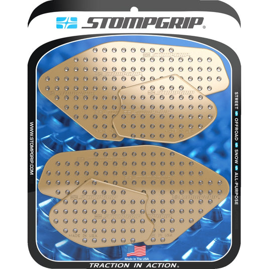Stompgrip 55-10-0195C Volcano Profile Traction Tank Grip - Street - Clear