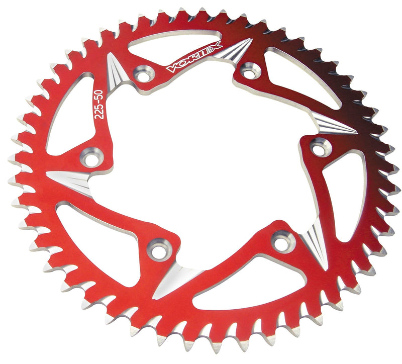 Vortex 252ZR-47 CAT5 Rear Sprocket - Red - 47T