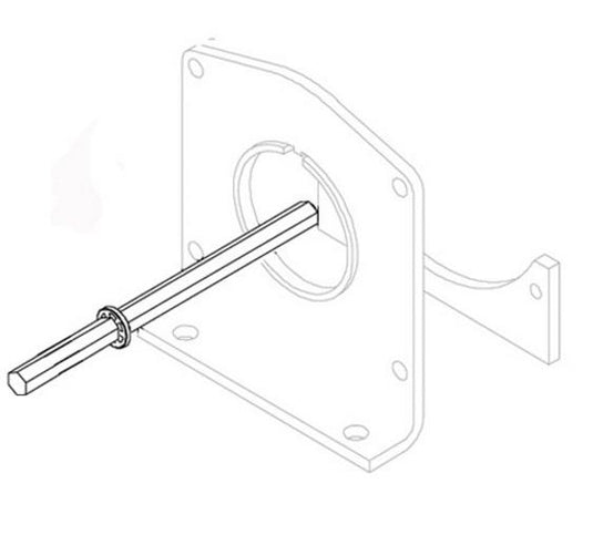 Bronco AC-12002N Drive Shaft for Bronco 2500/3000lb. Winches