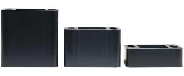 Spi SM-08245-4 Handlebar Riser Block for Flat Style Steering Post - 4in. Rise