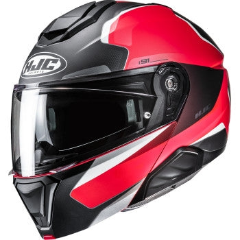 Hjc i91 Felio Helmet (X-Small, Semi-Flat Red (MC-1SF))