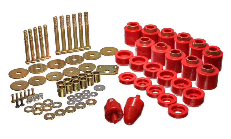 Load image into Gallery viewer, Energy Suspension 2.4108R ES Body Mounts - Red
