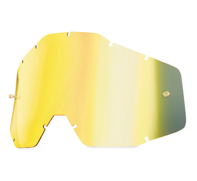 100% Replacement Lens for Accuri Gen 1 Junior/Strata Gen 1 Junior Goggles - Gold Mirror Anti-Fog
