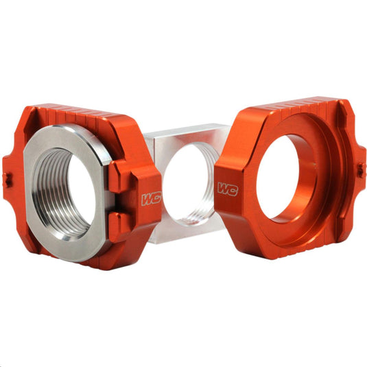 Works Connection 17-263 Elite Axle Blocks Kit - Orange