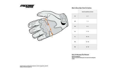Moose Racing Mountain Bike Gloves (Large, Black)