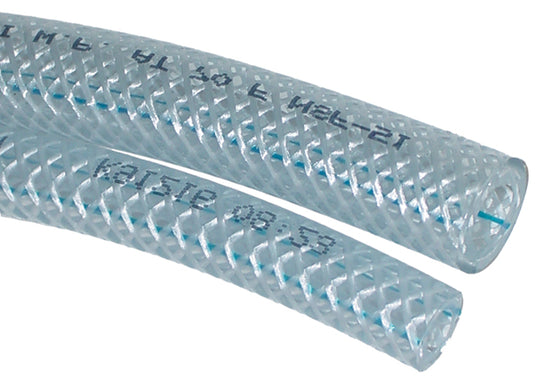 Motion Pro 12-0009 Braided Vinyl Fuel Line - 3/16in. ID x 3/8in. OD