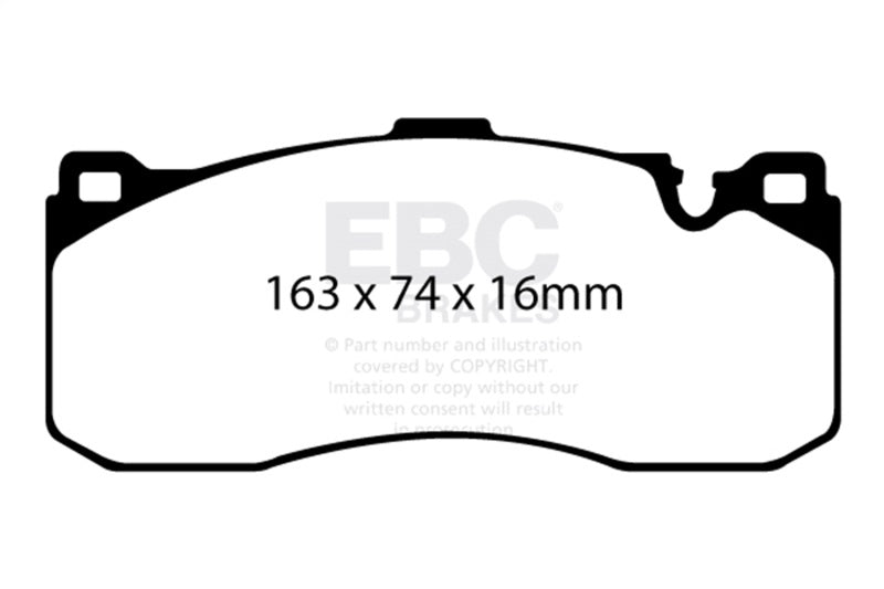 Load image into Gallery viewer, Ebc DP41995R EBC Yellowstuff Brake Pad Sets
