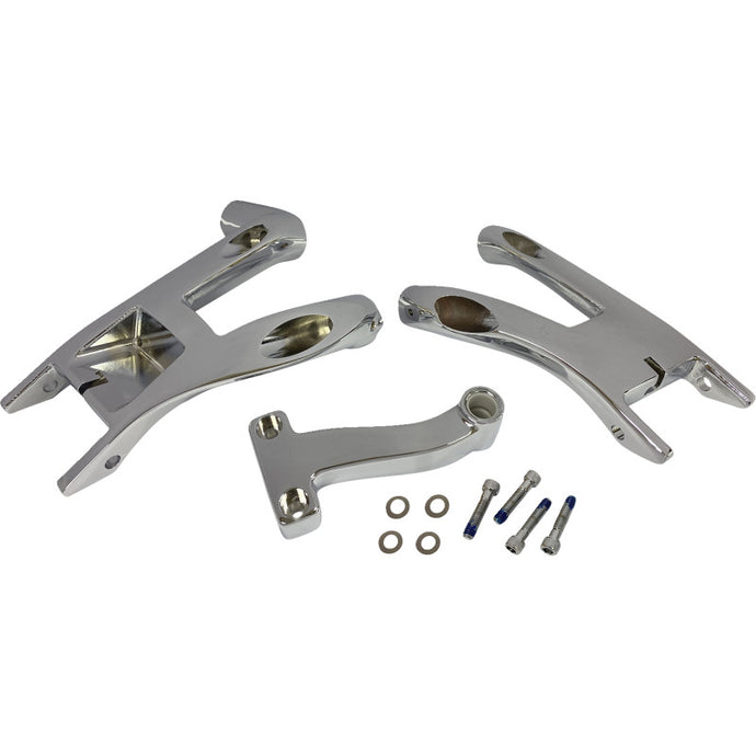 Drag Specialties 1621-1052 Driver Floorboard Mounts - Chrome